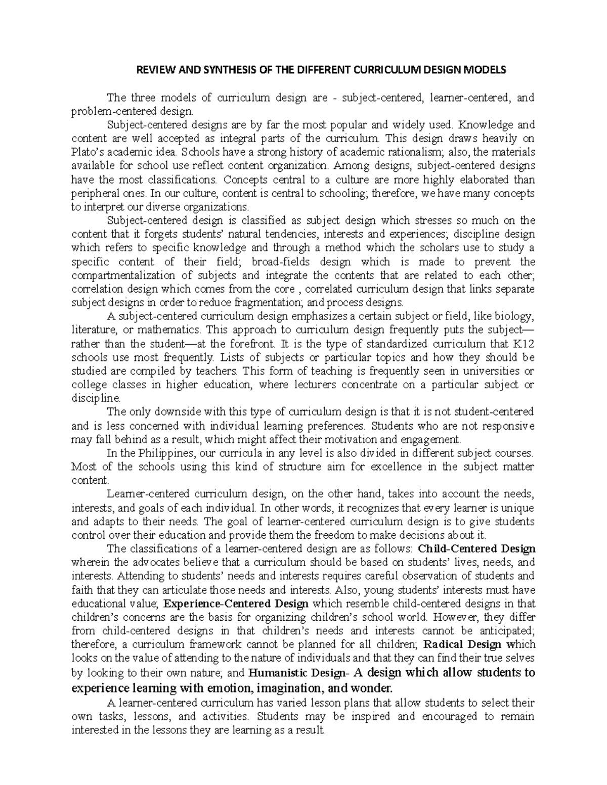 synthesis-review-and-synthesis-of-the-different-curriculum-design
