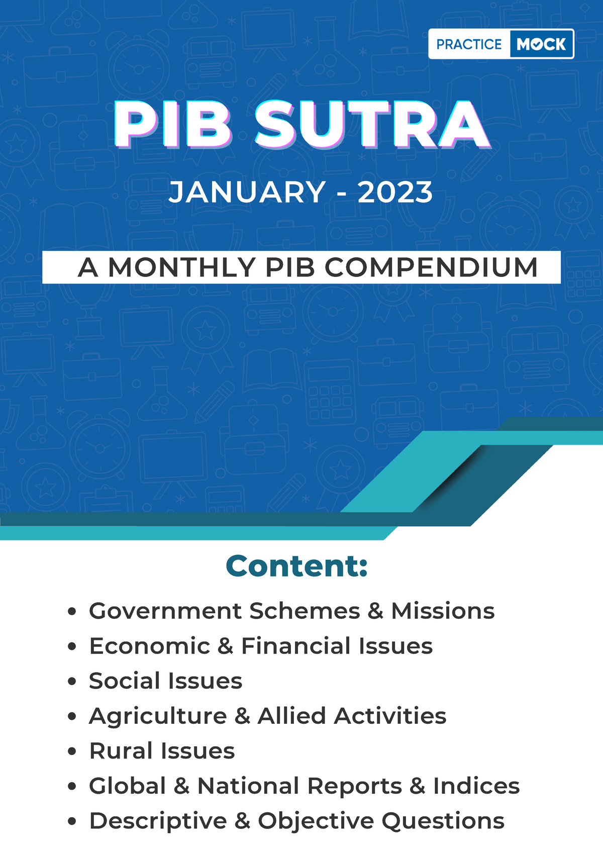 PIB Sutra January-2023 - PIB SUTRAPIB SUTRAPIB SUTRA A MONTHLY PIB ...