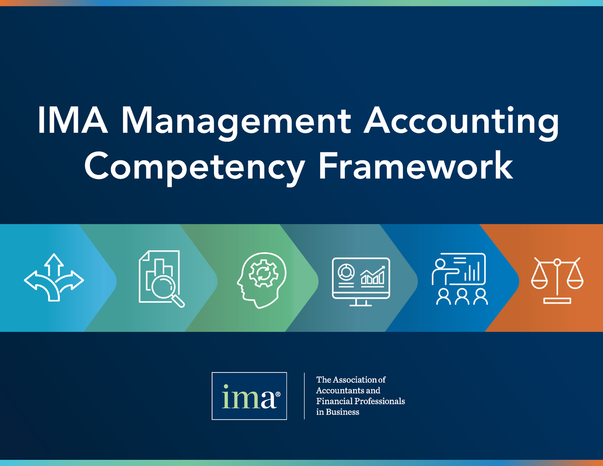 IMA Framework 2022 asdfasdf IMA Management Accounting Competency