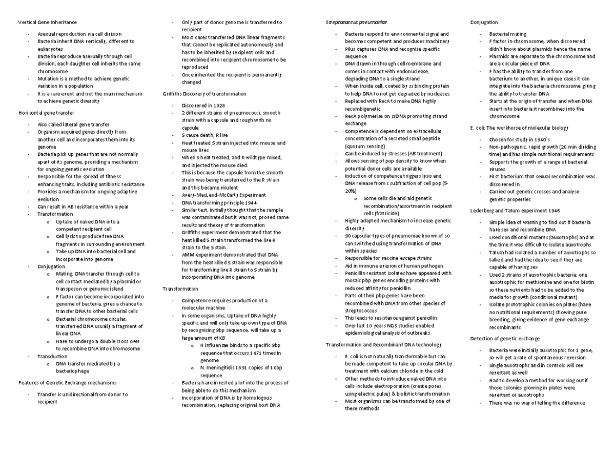 Gene transfer Module 2/Conjugation labs Warning TT undefined
