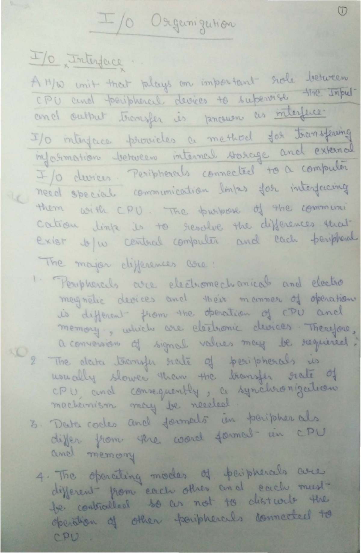 IO processor - Computer Organization And Architecture - Q tr l {(f) t ...
