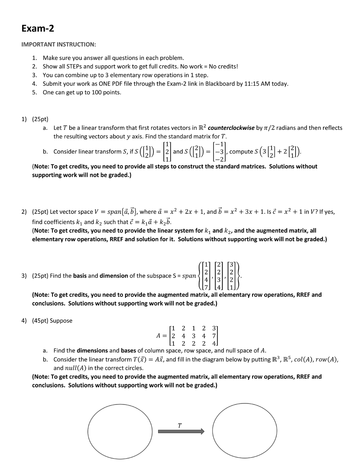 220Week1Notes - UgaBuga - Linear Algebra - Studocu