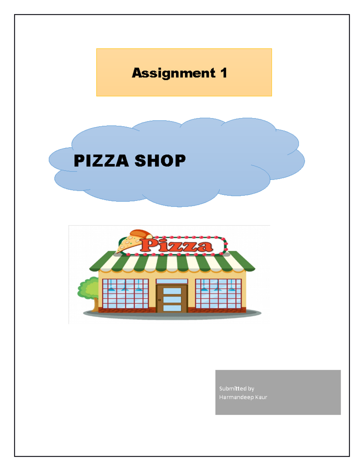 pizza study design assignment coursera solution