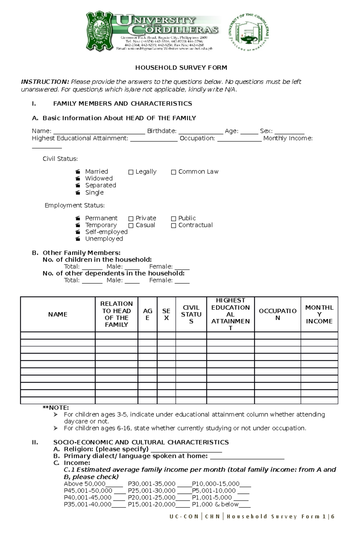 household-survey-form-household-survey-form-instruction-please