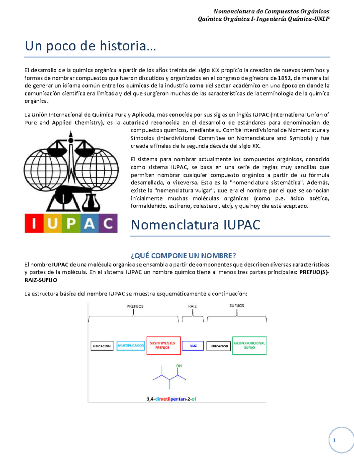 NOMENCLATURA SEGUN LA IUPAC REGLAS QUIMICA INOIRGANICA - Química ...