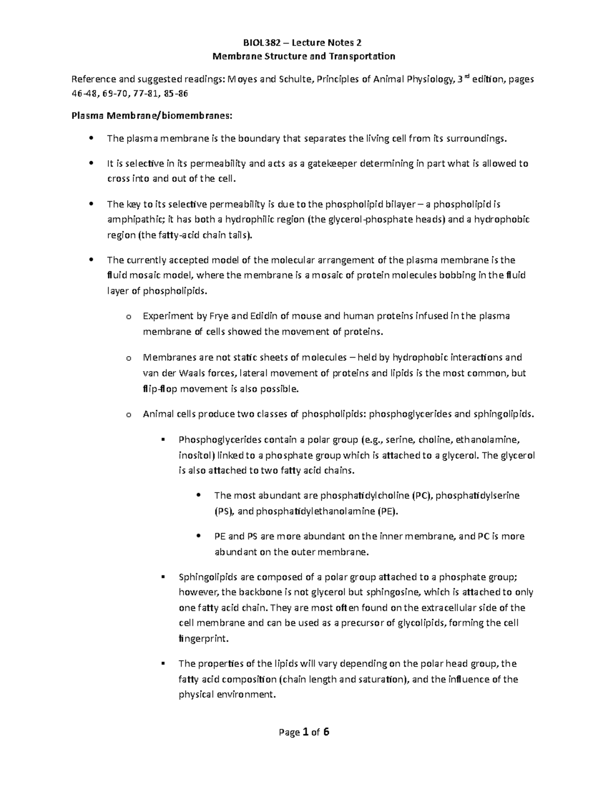 biol382-lecture-notes-2-membrane-structure-and-transportation