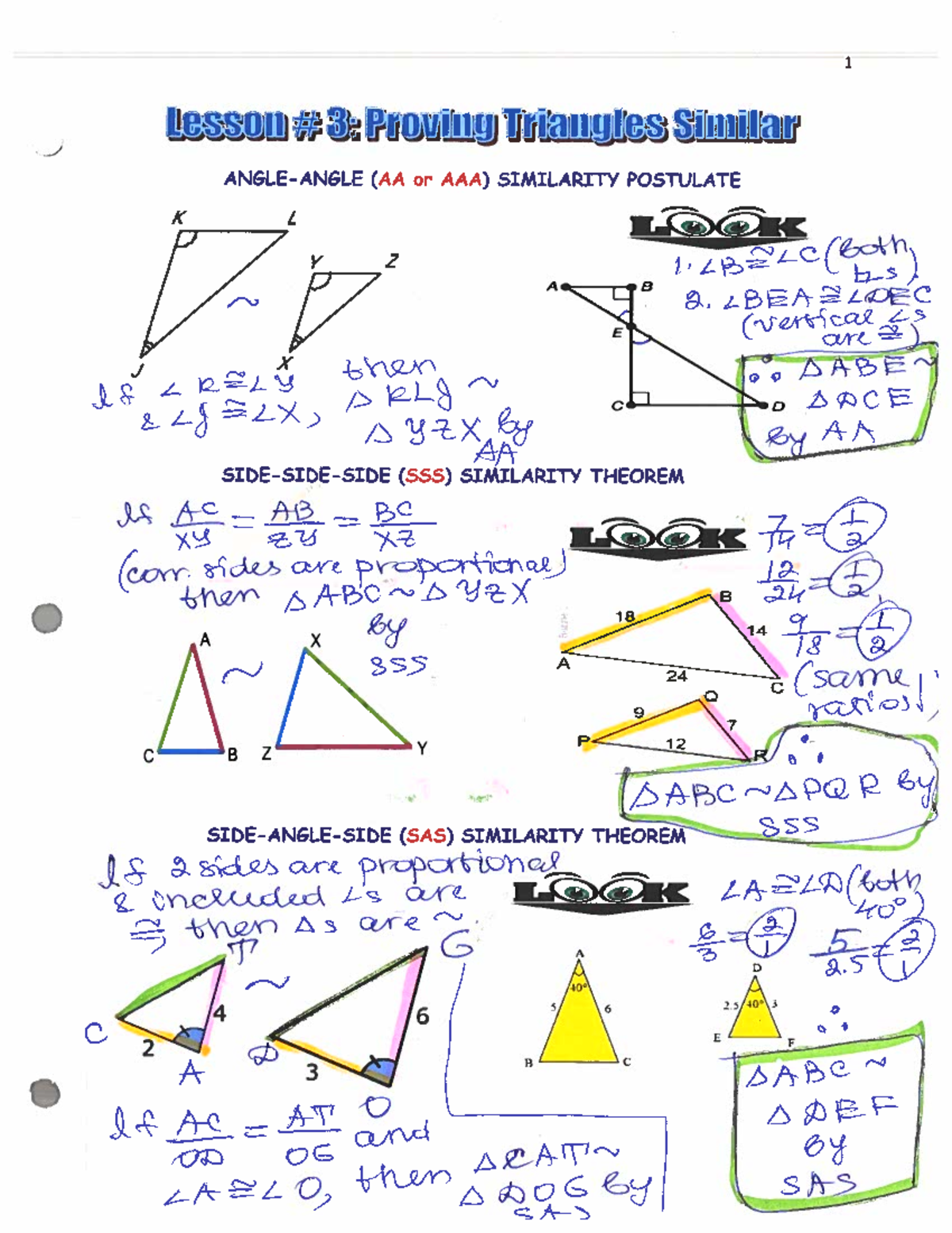 geometry unit 3 lesson 6 homework