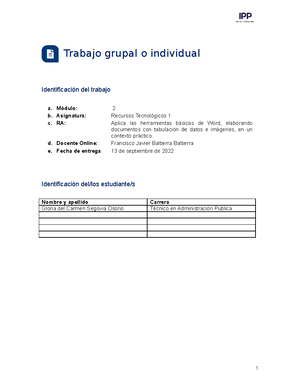 M3 - Formulación Y Evaluación De Proyectos - 3 ¡rea: NEGOCIOS Curso ...