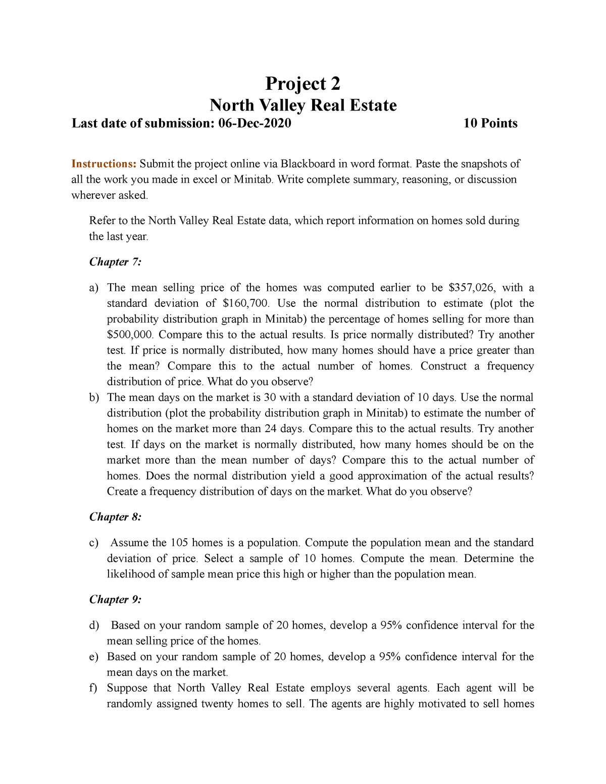 north valley real estate case study part 2