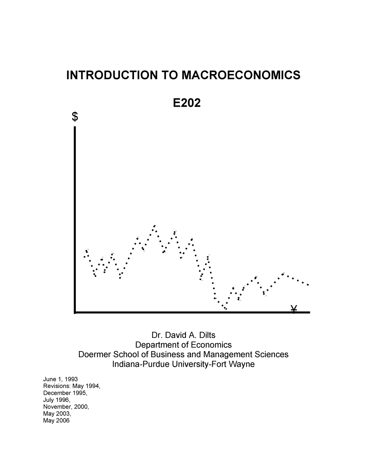 Lecture Notes For Economics On The Principles Of Macroeconomics ...