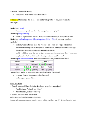 Positioning Lecture Notes - Positioning: Create a unique marketing mix ...