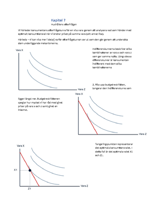 Mikroekonomi - Anteckningar Från Föreläsning - Kapitel 1 Kapitel 2 En ...