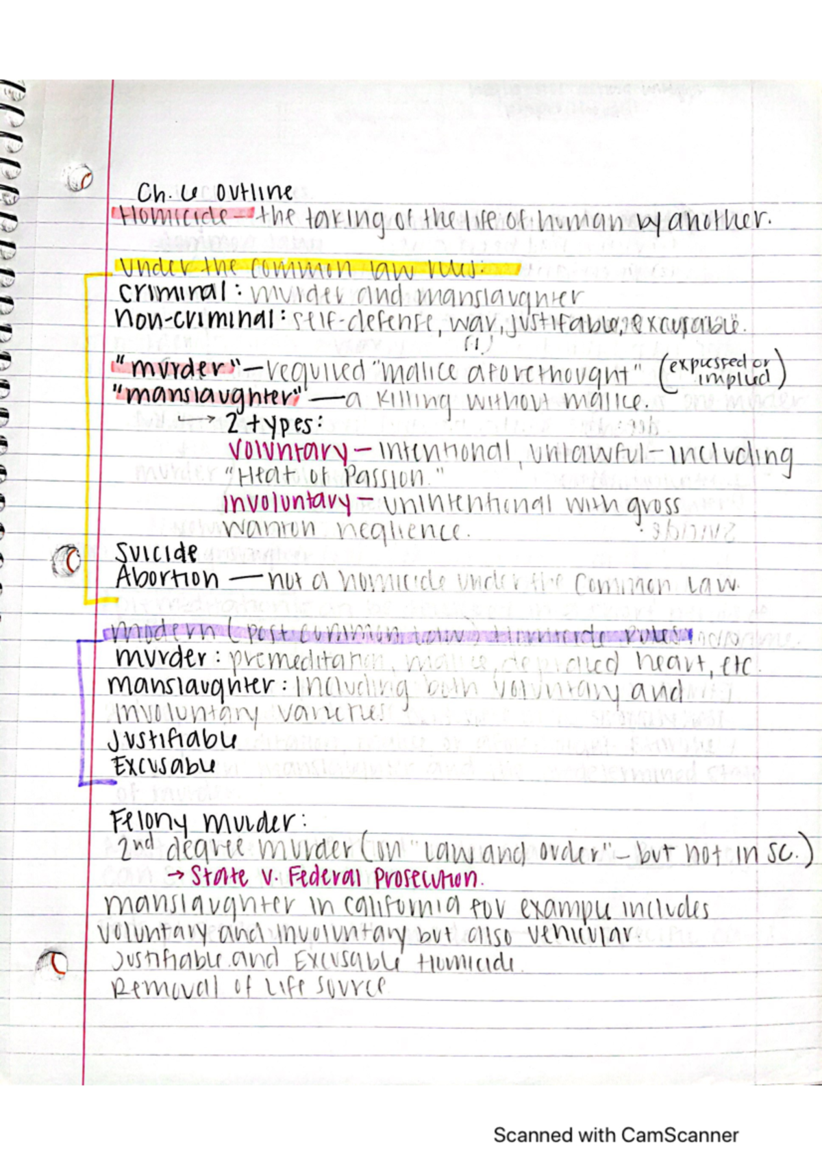 Units 6-7 - Violent level offenses and monetary offenses. - POLI 203 ...