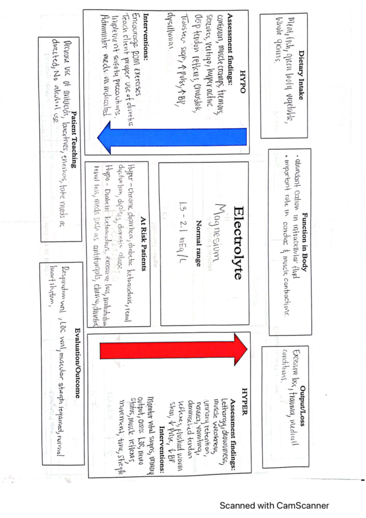 Magnesium electrolyte imbalance NR224 Studocu