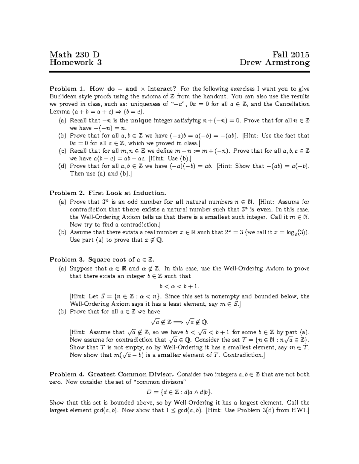 Fall 15, Hw 3 - Homework - Math 230 D Fall 2015 Homework 3 Drew ...