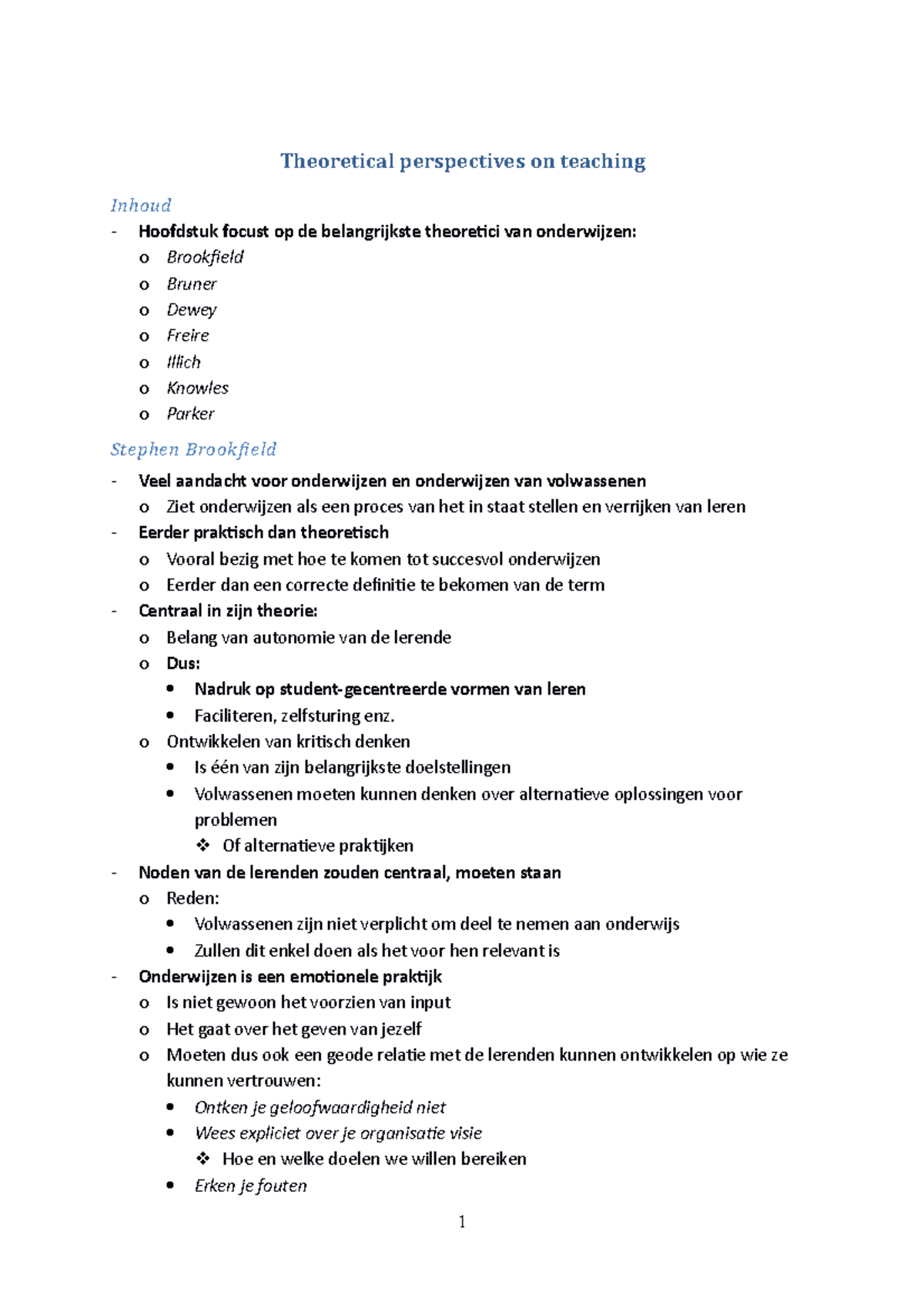Samenvatting Tekst 8 Syllabus Leeromgevingen Voor Volwassenen UGent 