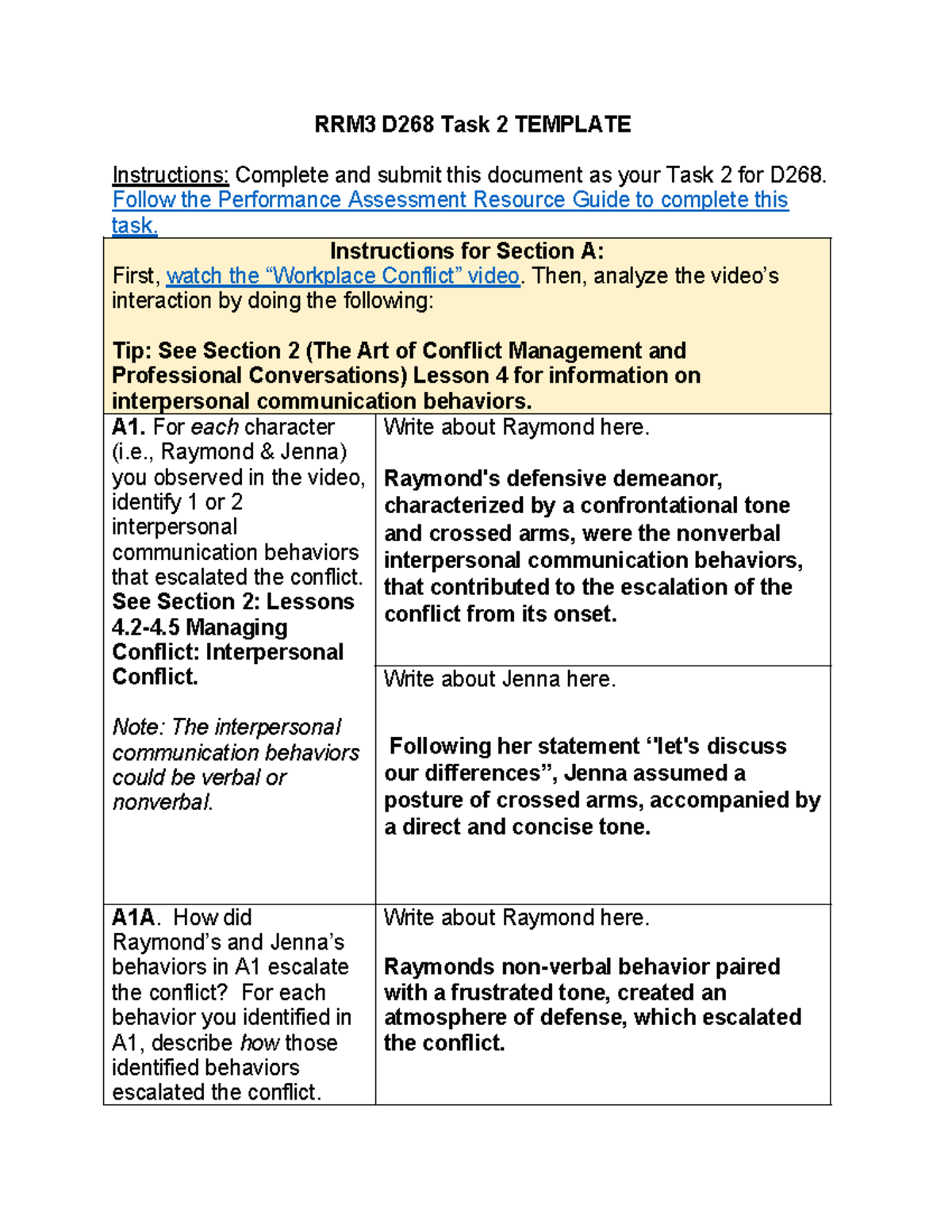 RRM3 D268 Task 2 - structure - RRM3 D268 Task 2 TEMPLATE Instructions ...