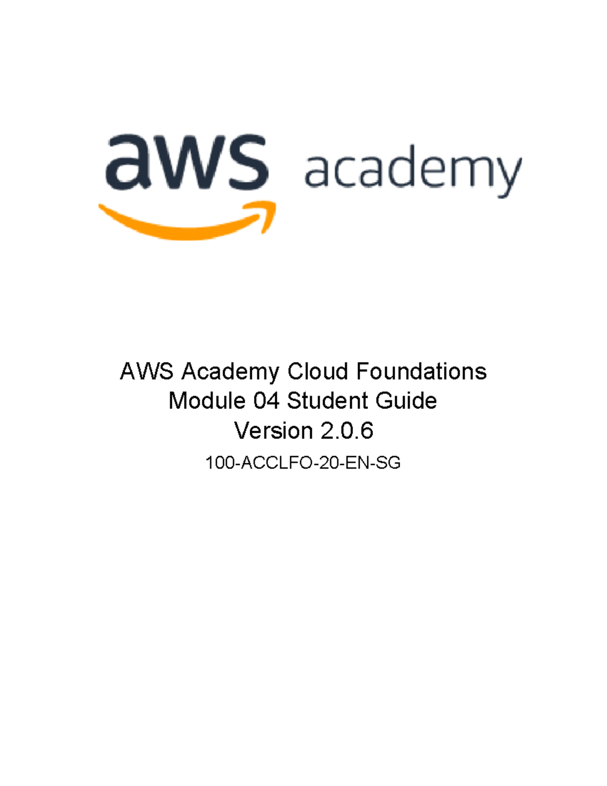 AWS Cloud Computing Notes - AWS Academy Cloud Foundations Module 04 ...