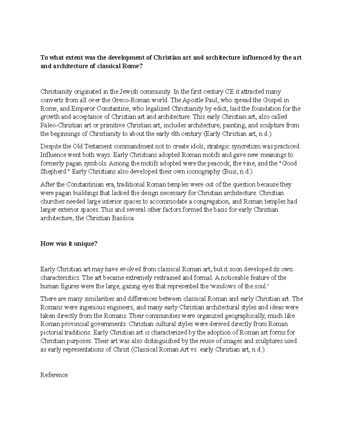 Learning Journal Unit 3 AHIST 1401 - To what extent was the development ...