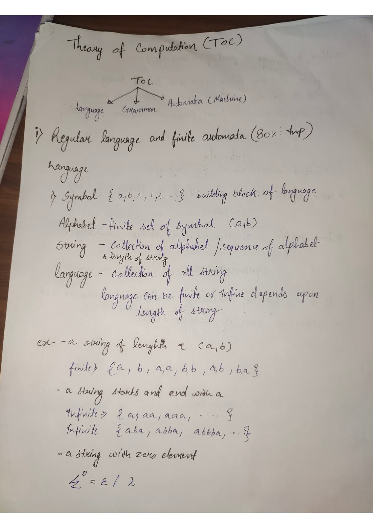 Toafl - Theory Of Automata & Formal Languages - Studocu