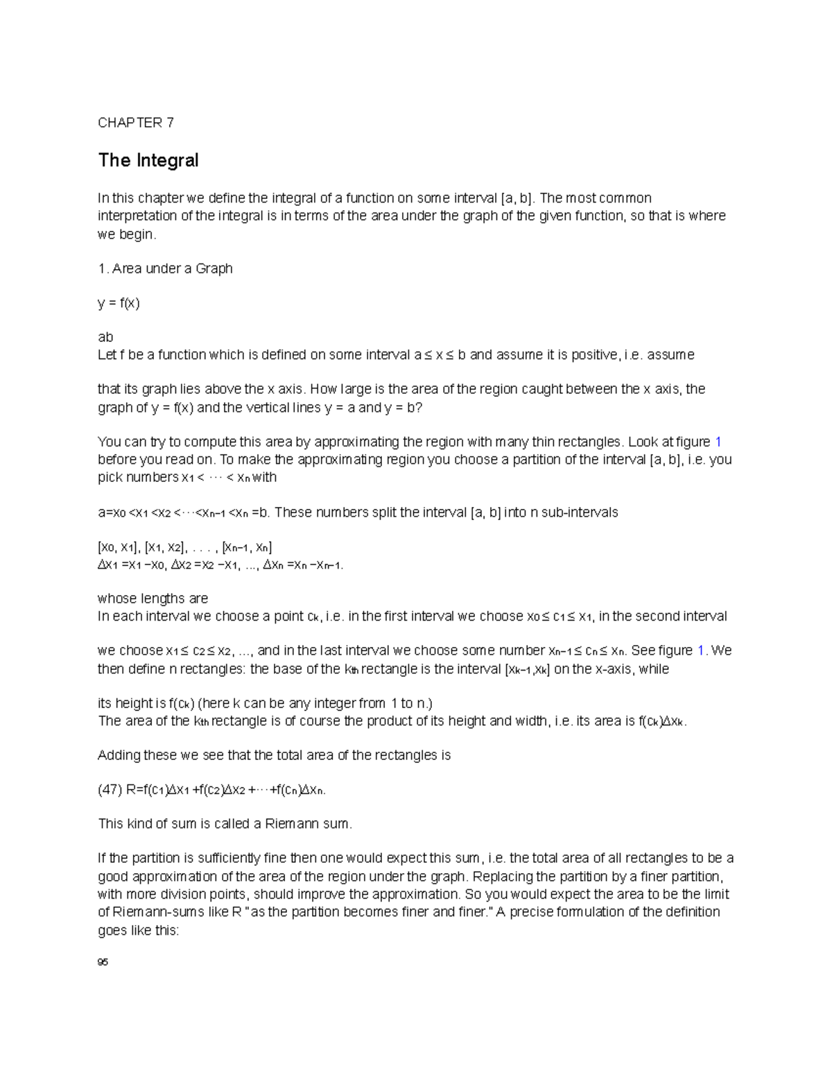 title-notes-chapter-7-the-integral-in-this-chapter-we-define-the