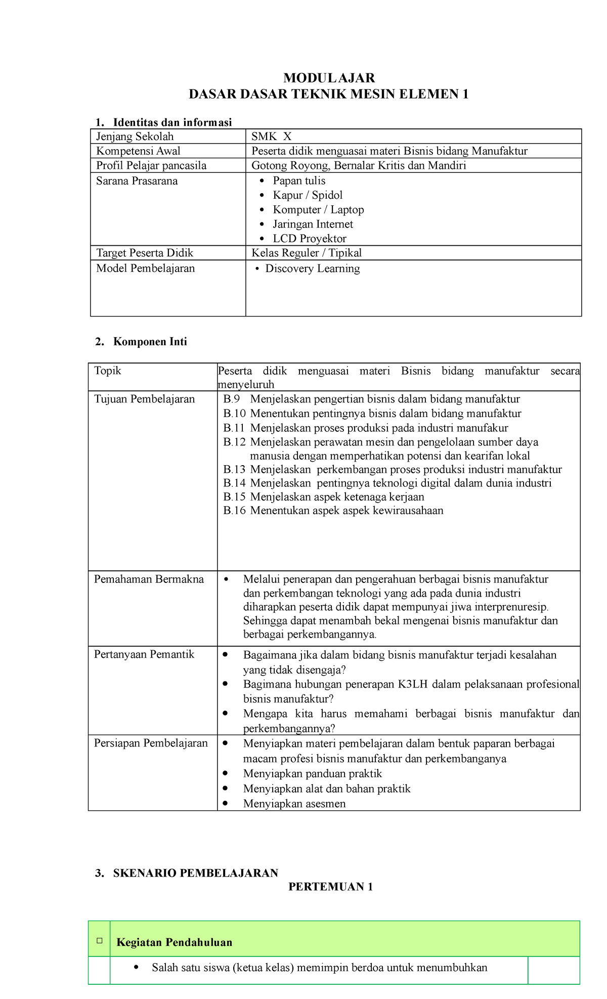 Modul Ajar 1 Elemen 1 - MODUL AJAR DASAR DASAR TEKNIK MESIN ELEMEN 1 ...