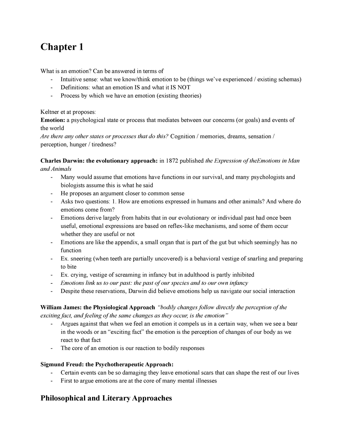 Psy 416 Lecture Notes Chapter 123 And 7 Chapter 1 What Is An Emotion Can Be Answered In 5258