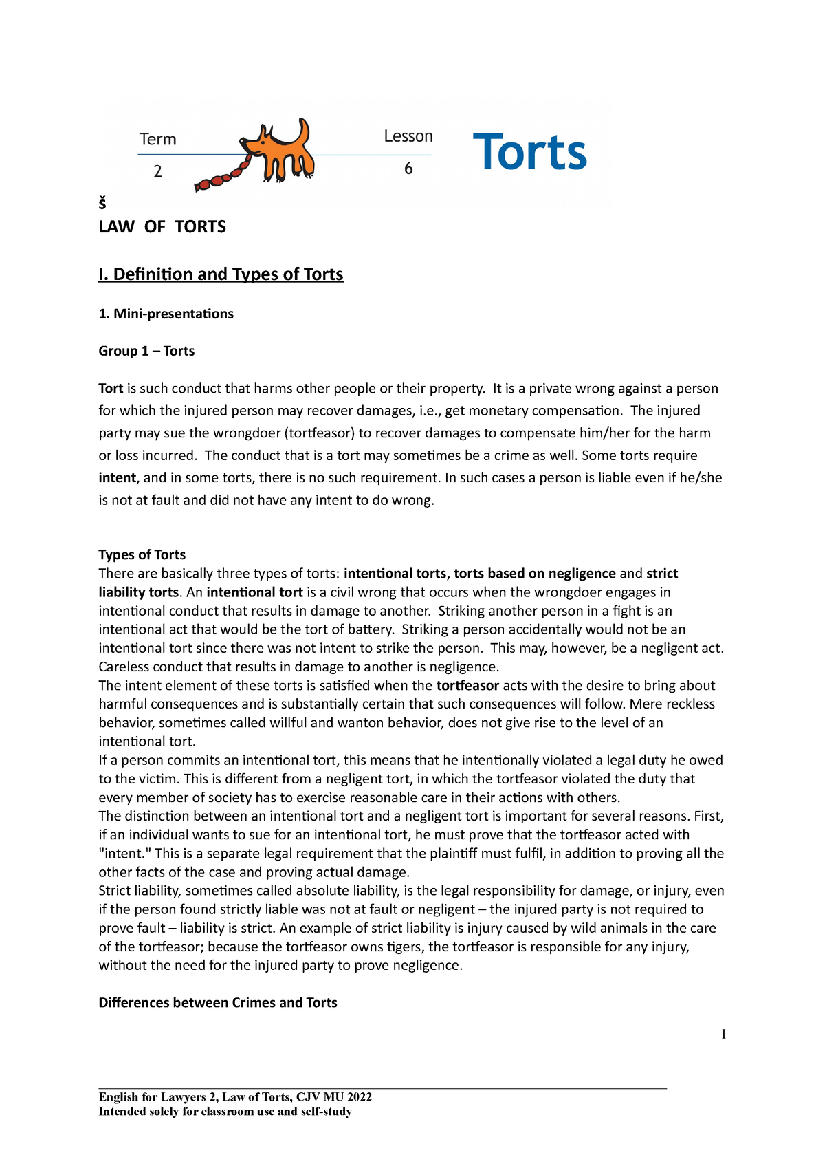 lesson-06-law-of-torts-z-pisky-ze-semin-law-of-torts-i