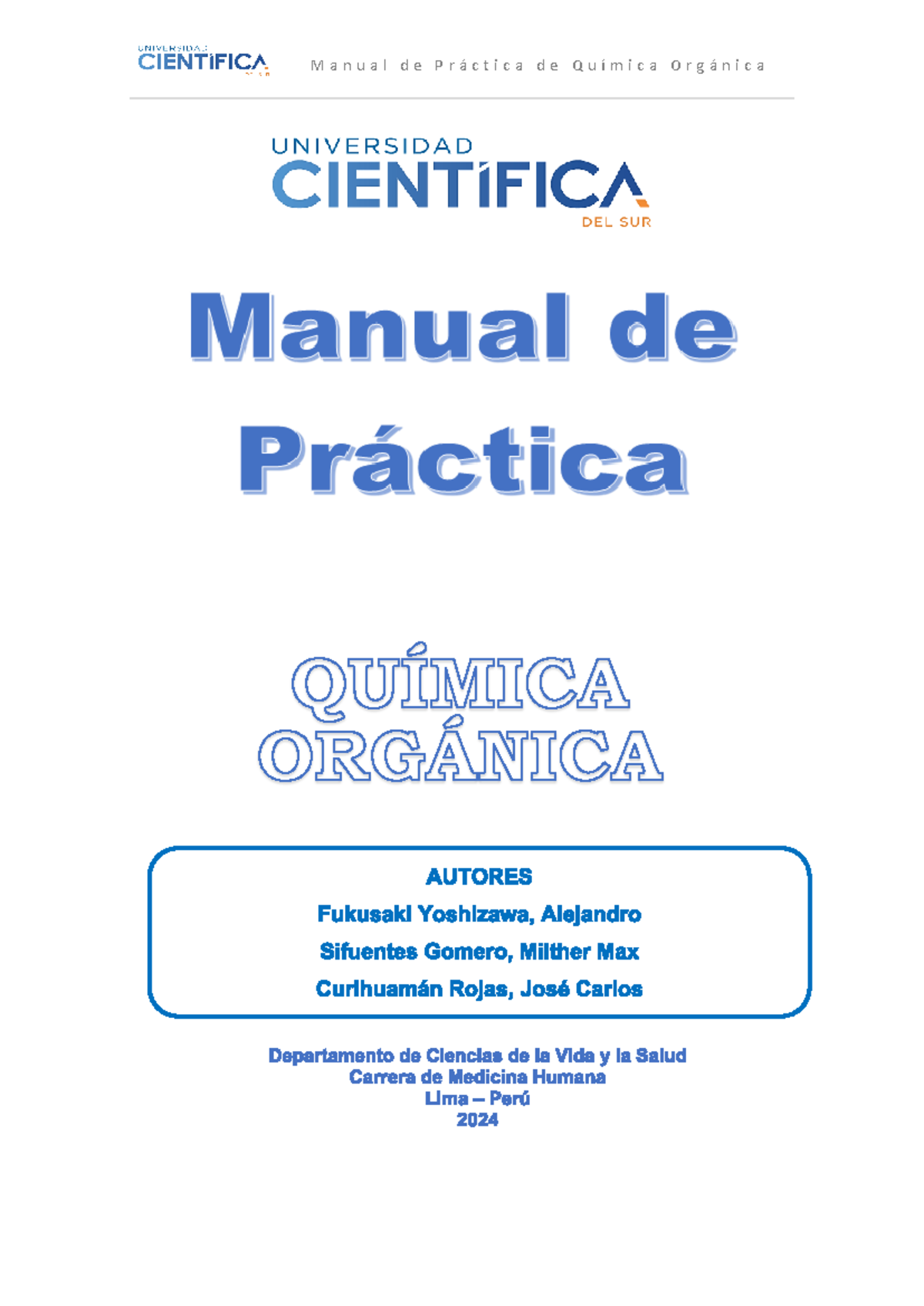 Gu%C3%ADa+de+laboratorio+Qu%C3%ADmica+Org%C3%A1nica+-+2024-1 - QUÍMICA ...