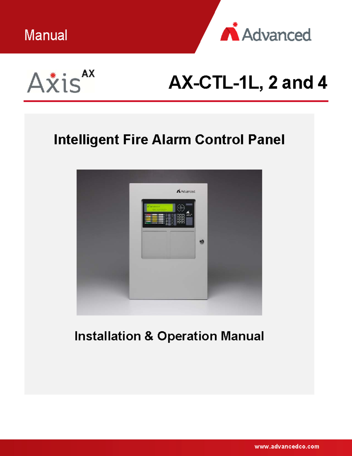 682-001 Rev 4.1 AX-CTL-1L, 2 and 4 Manual [AFS] - Manual AX-CTL-1L, 2 ...