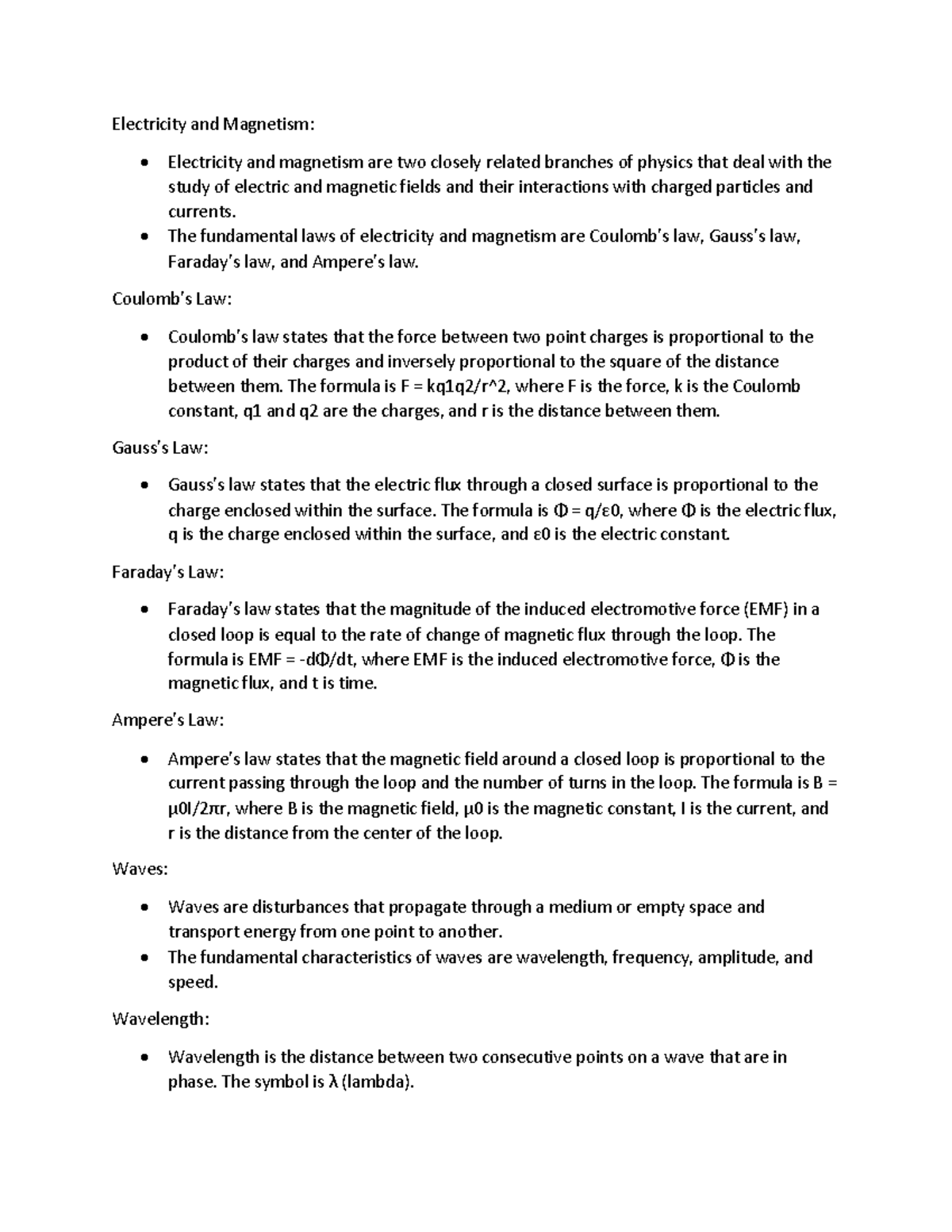 Physics Electricity and Electricity and are two