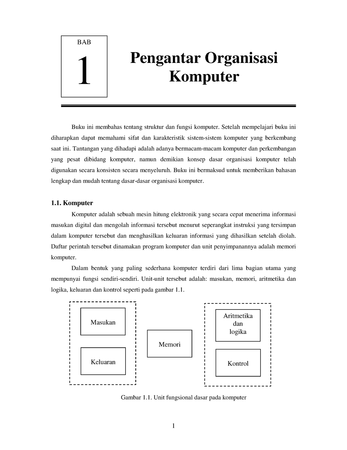 Organisasi Dan Arsitektur Komputer - Buku Ini Membahas Tentang Struktur ...