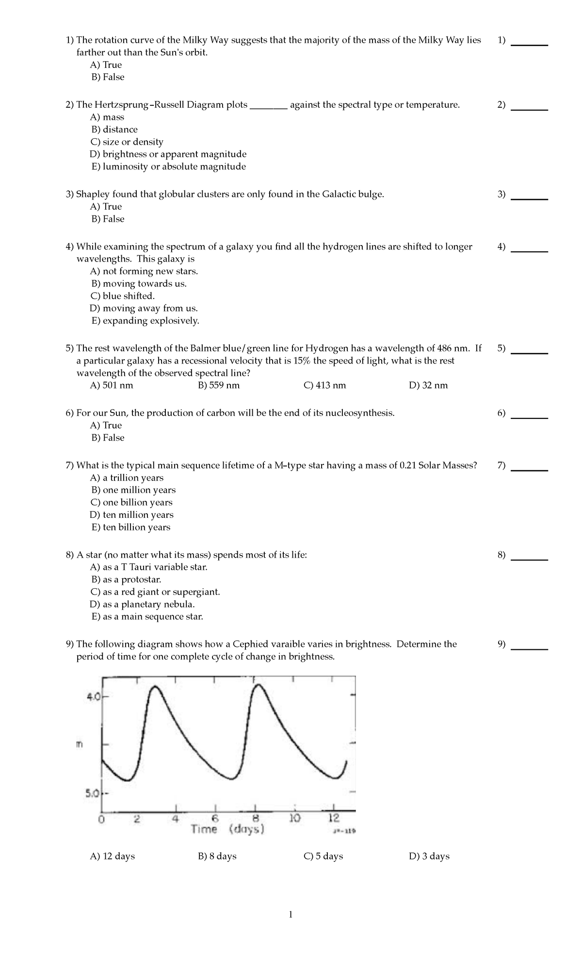 S18 EXAM 3A - jb jbj - The rotation curve of the Milky Way suggests ...