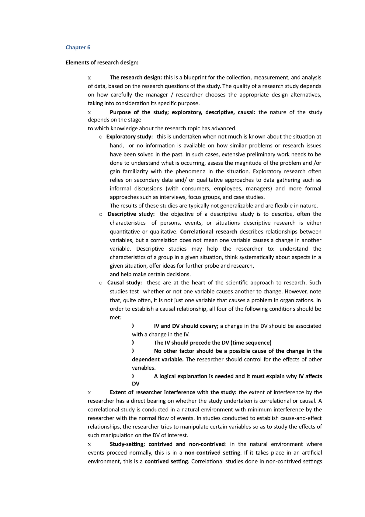 chapter 6 research methods answers