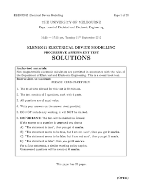 MST 2021 Questions and Solutions - Student ID: Name: THE UNIVERSITY OF ...