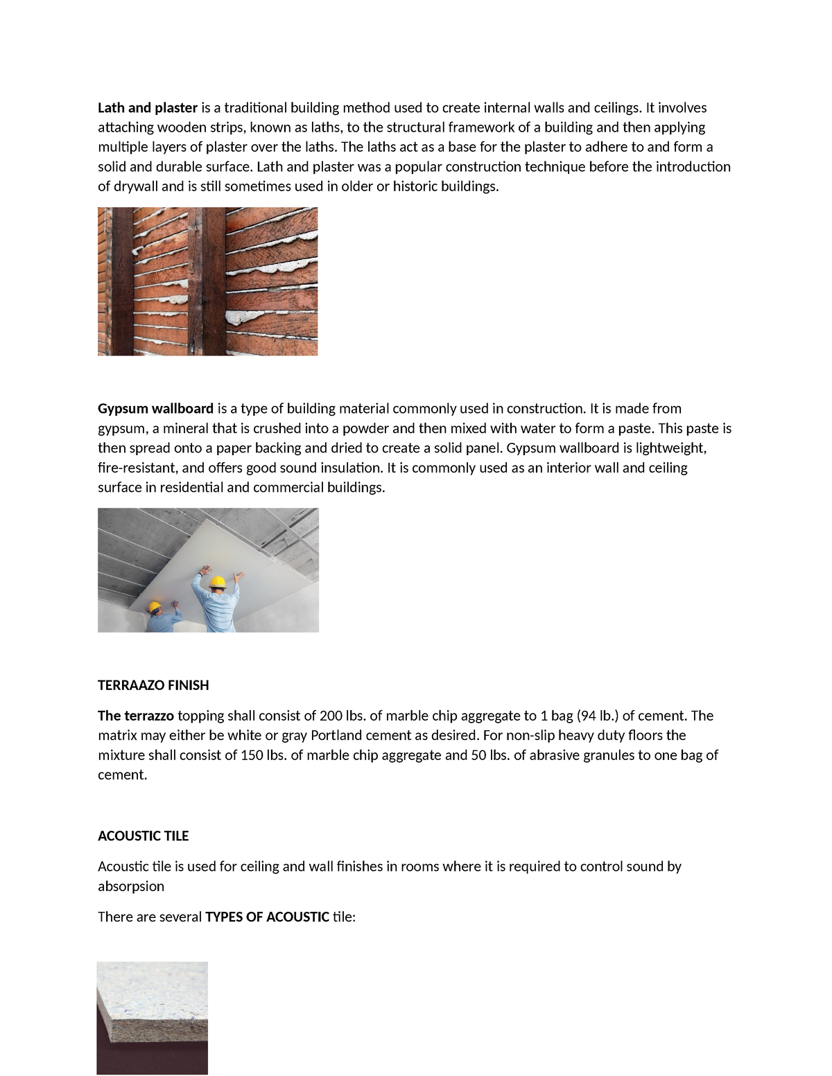 BT4 Research - yes - Lath and plaster is a traditional building method ...