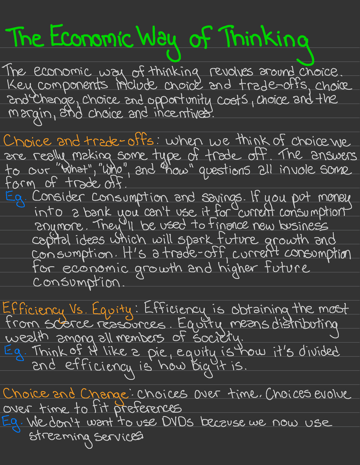 1.3 The Economic Way Of Thinking - The Economic Way Of Thinking The ...