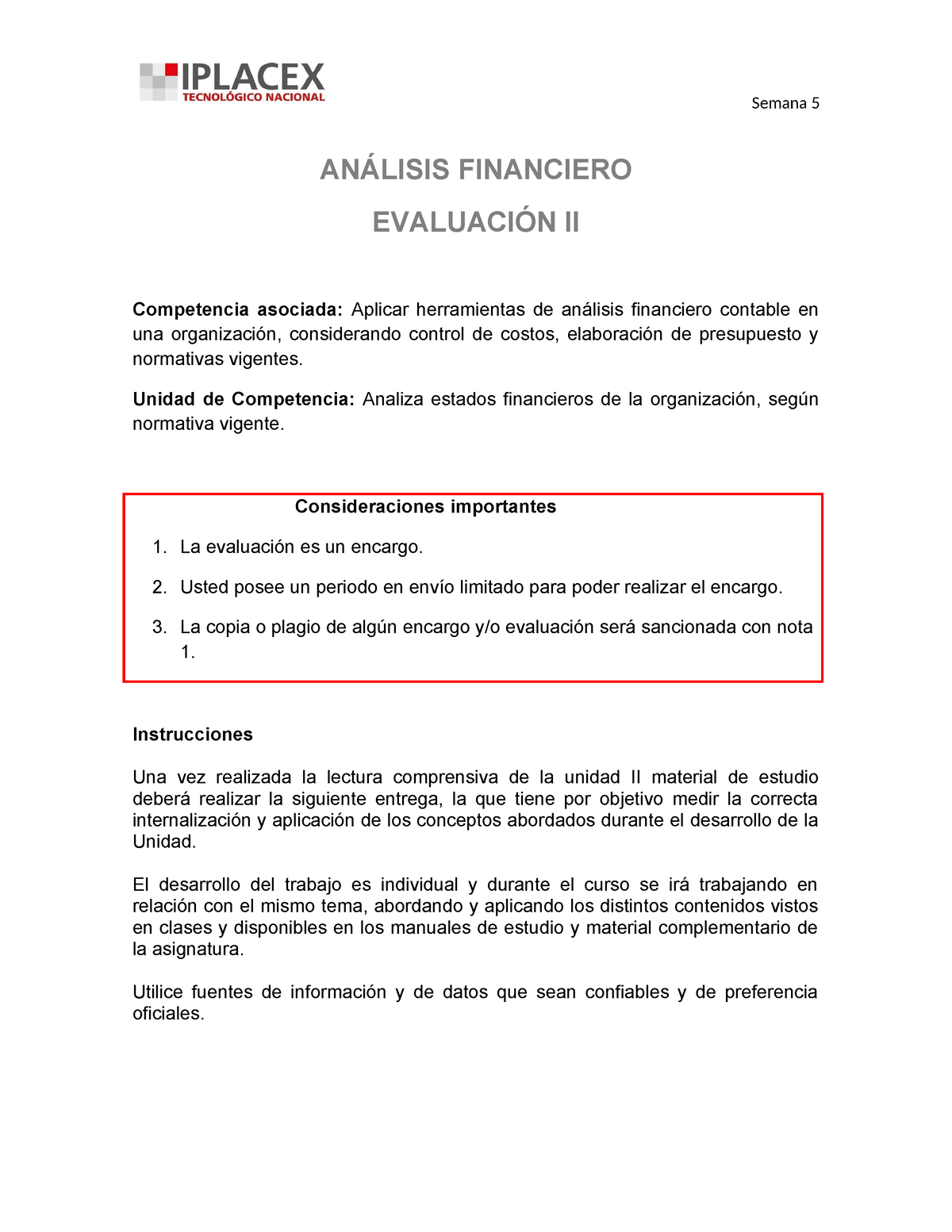 TA 5 (11) - Exámenes De Análisis Financieros - ANÁLISIS FINANCIERO ...