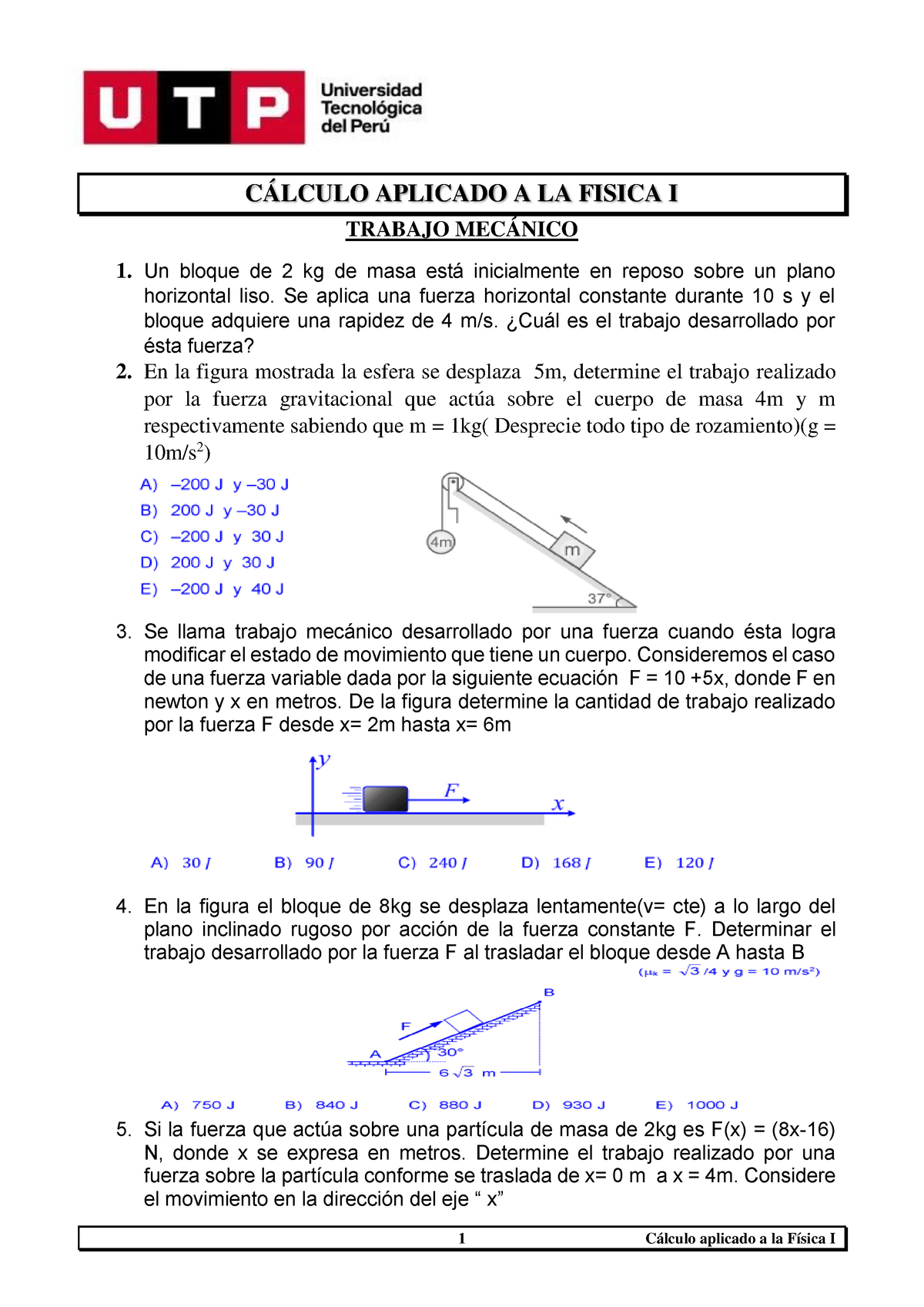 S11.s2 - HT Producto Escalar - 1 Cálculo Aplicado A La Física I CÁLCULO ...