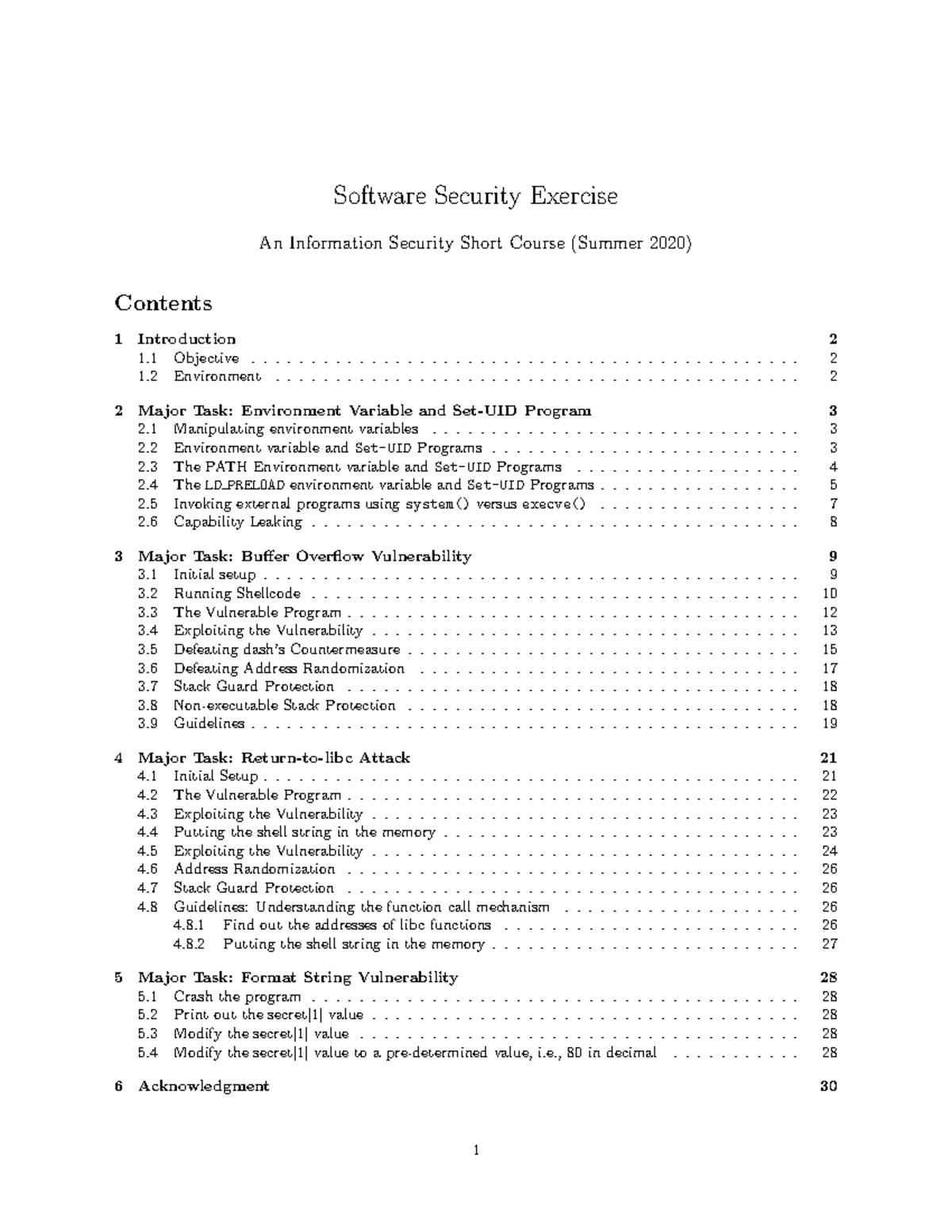 Software-exercise - crypto - Software Security Exercise An Information ...