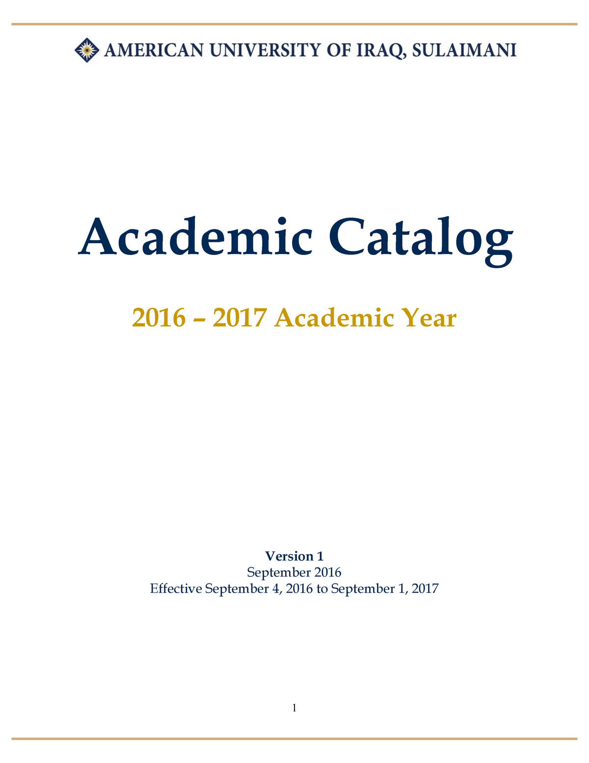 Academic Catalog 2016-17 V - Academic Catalog 2016 – 2017 Academic Year ...