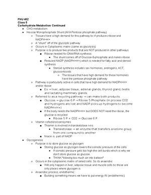 Biochem test1 - Test Prep Material - FNU 402: Nutritional Biochemistry ...