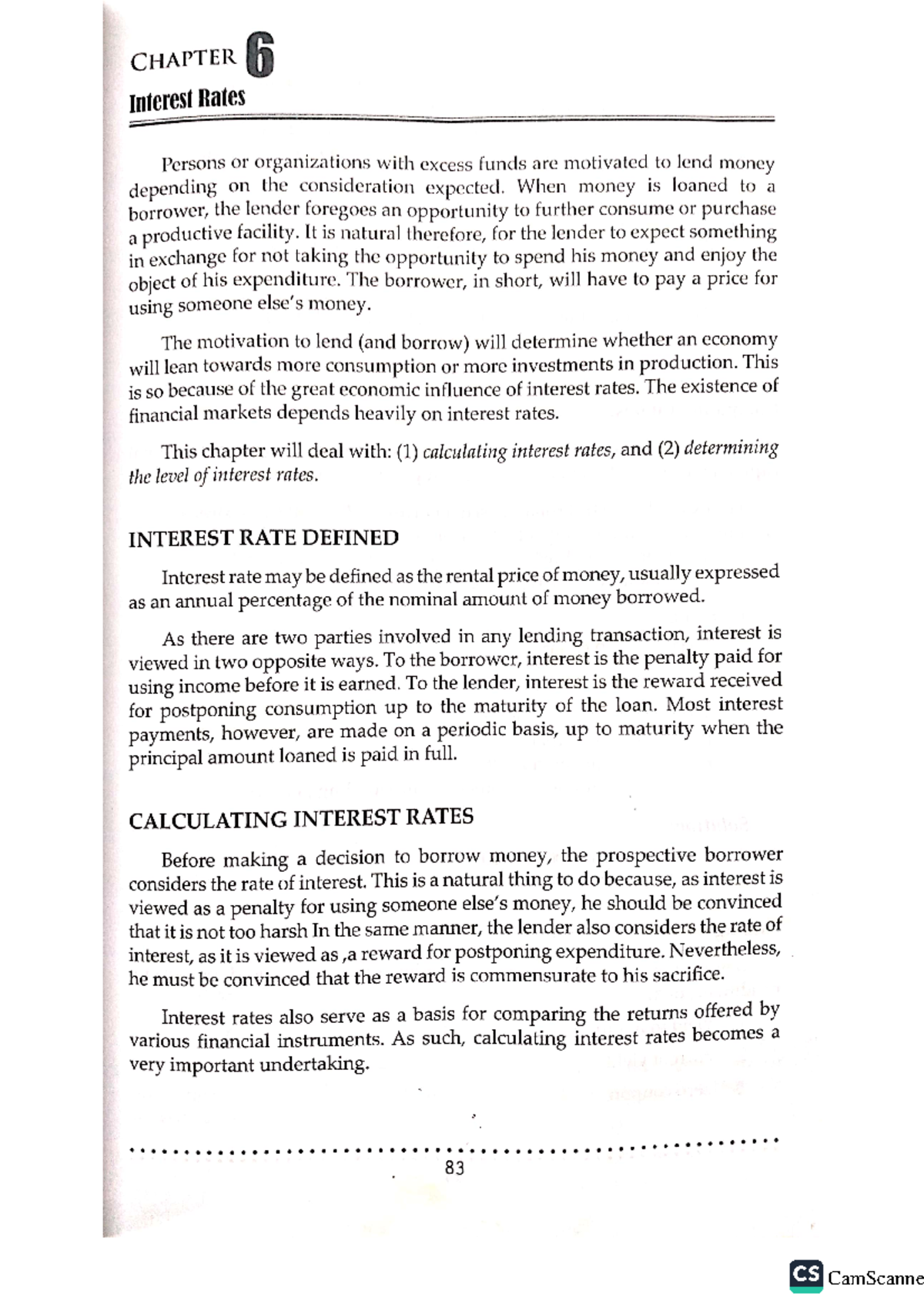 Interest-Rates-FM1 - Financial Management - Studocu