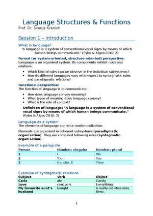LSF Semantics - Mitschriften zu der Vorlesung "Language Structures and ...