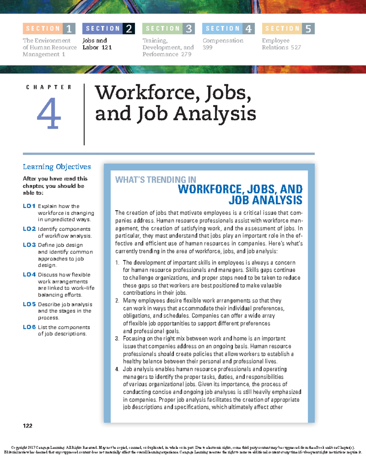 Lesson 2 JOB Analysis - 122 S e c t i o n 1 S e c t i o n 2 S e c t i o ...
