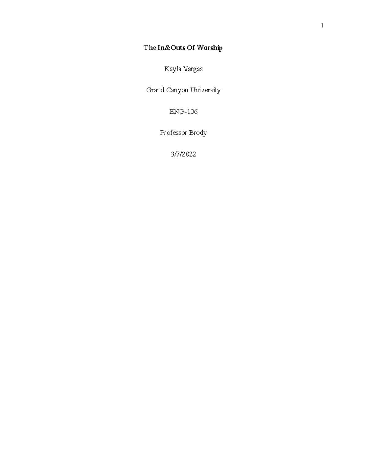 Vargas Kayla cause effect essay ENG106 GCU Studocu