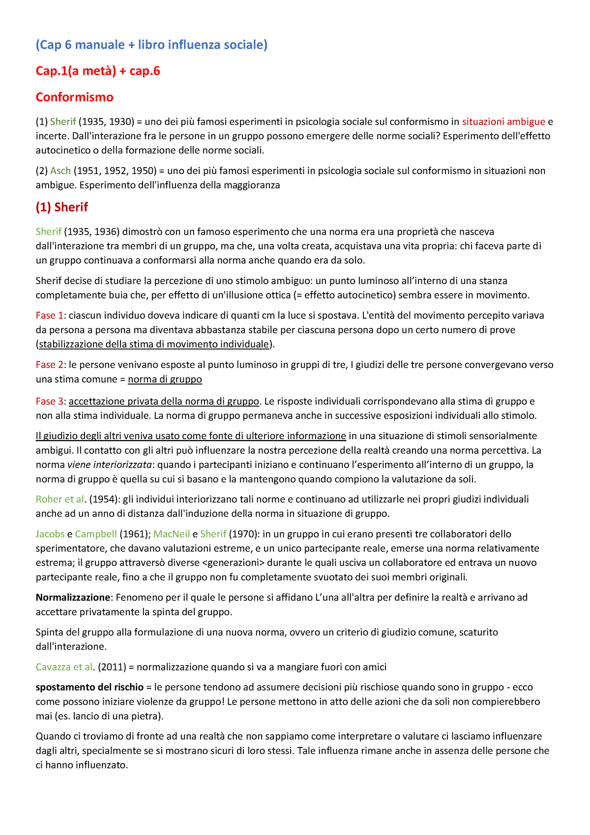 Sociale Secondo Semestre Completo - Scienze E Tecniche Psicologiche ...