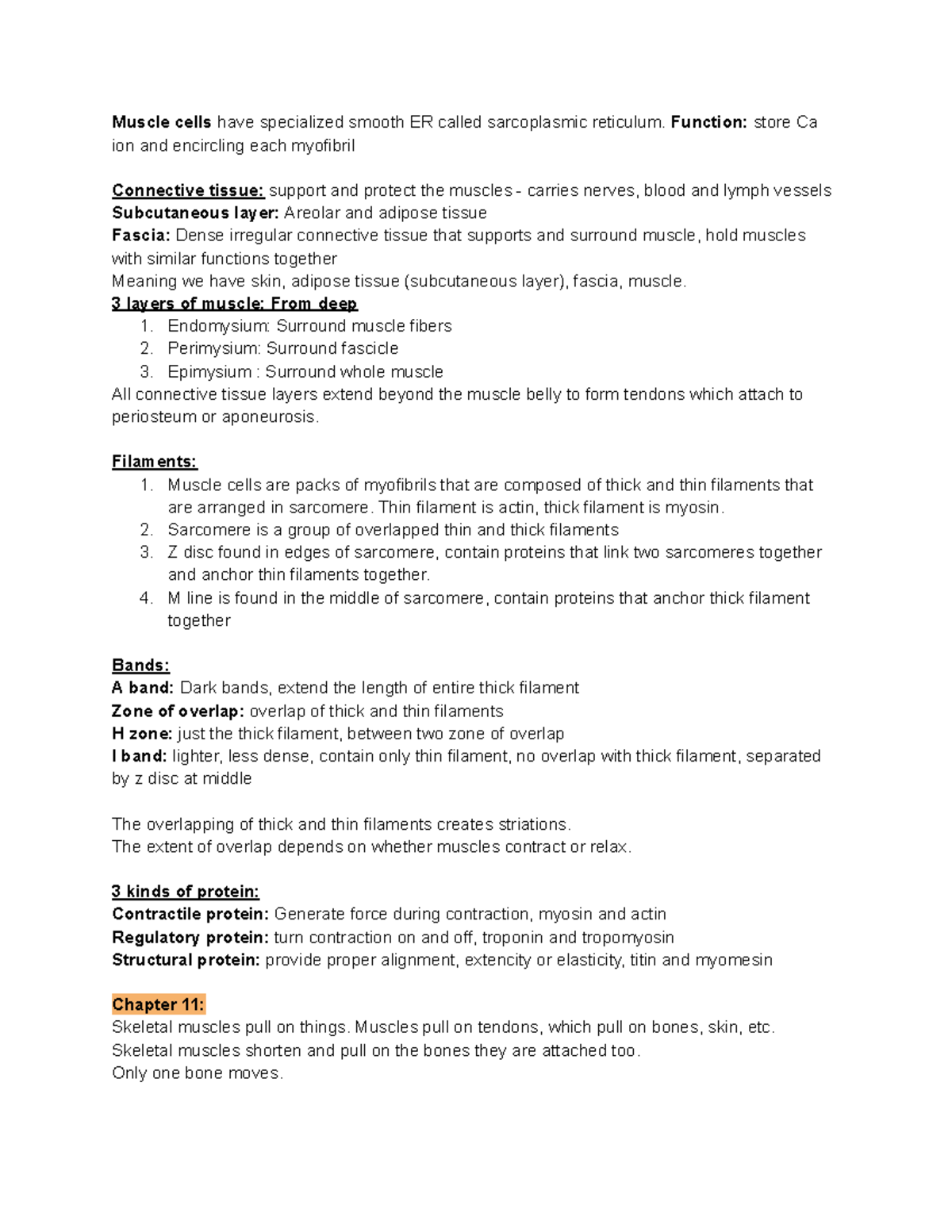 Biol 1200 - Answer key - Muscle cells have specialized smooth ER called ...