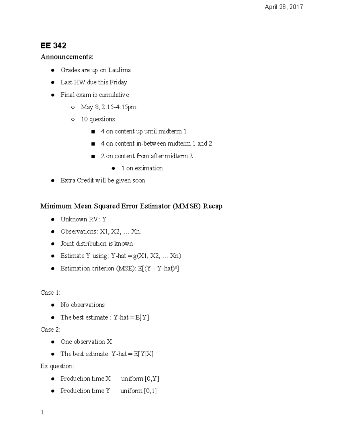 ee342-4-26-17-minimum-mean-squared-error-estimator-mmse-recap