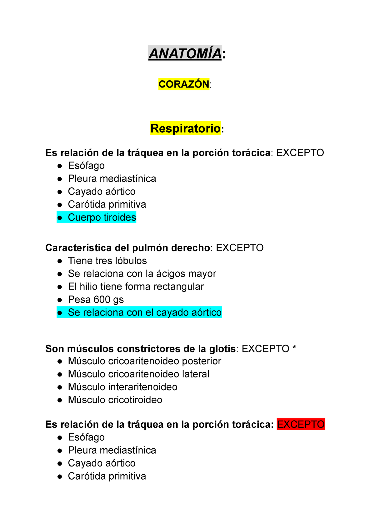 Anatomía Apuntes De La Materia De Medicina Los Cuales Son Muy útiles Para Da Un Repaso 7747